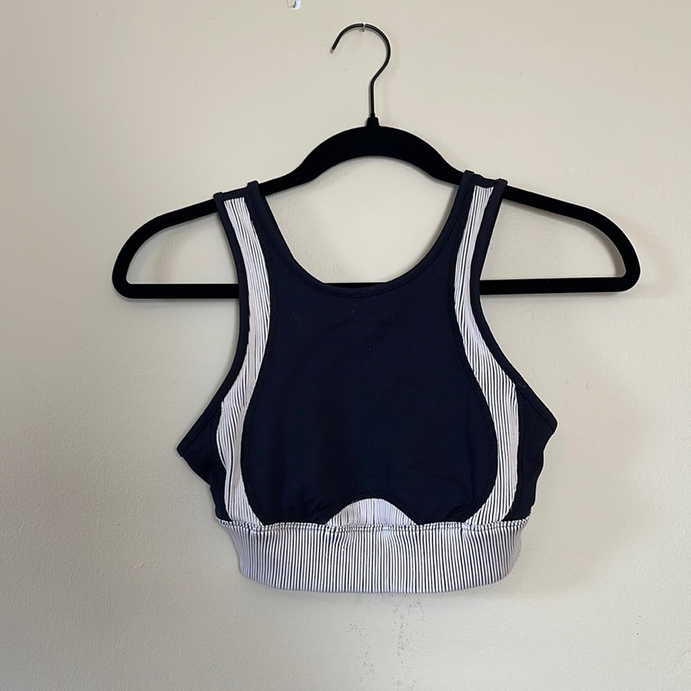 Alo Black Halter Sports Bra